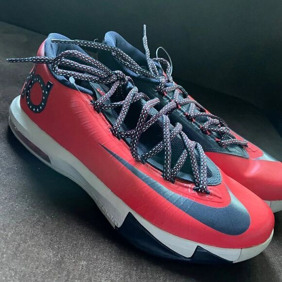 NEW RARE nike KD 6 Independence Day mens 8 red blue white Mens 8 US 41 EUR 'DC" - Picture 2 of 9